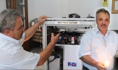 Yakıtsız çalışan jeneratör yaptı! 220 volt enerji ile birçok elektronik aleti saatlerce çalıştırıyor