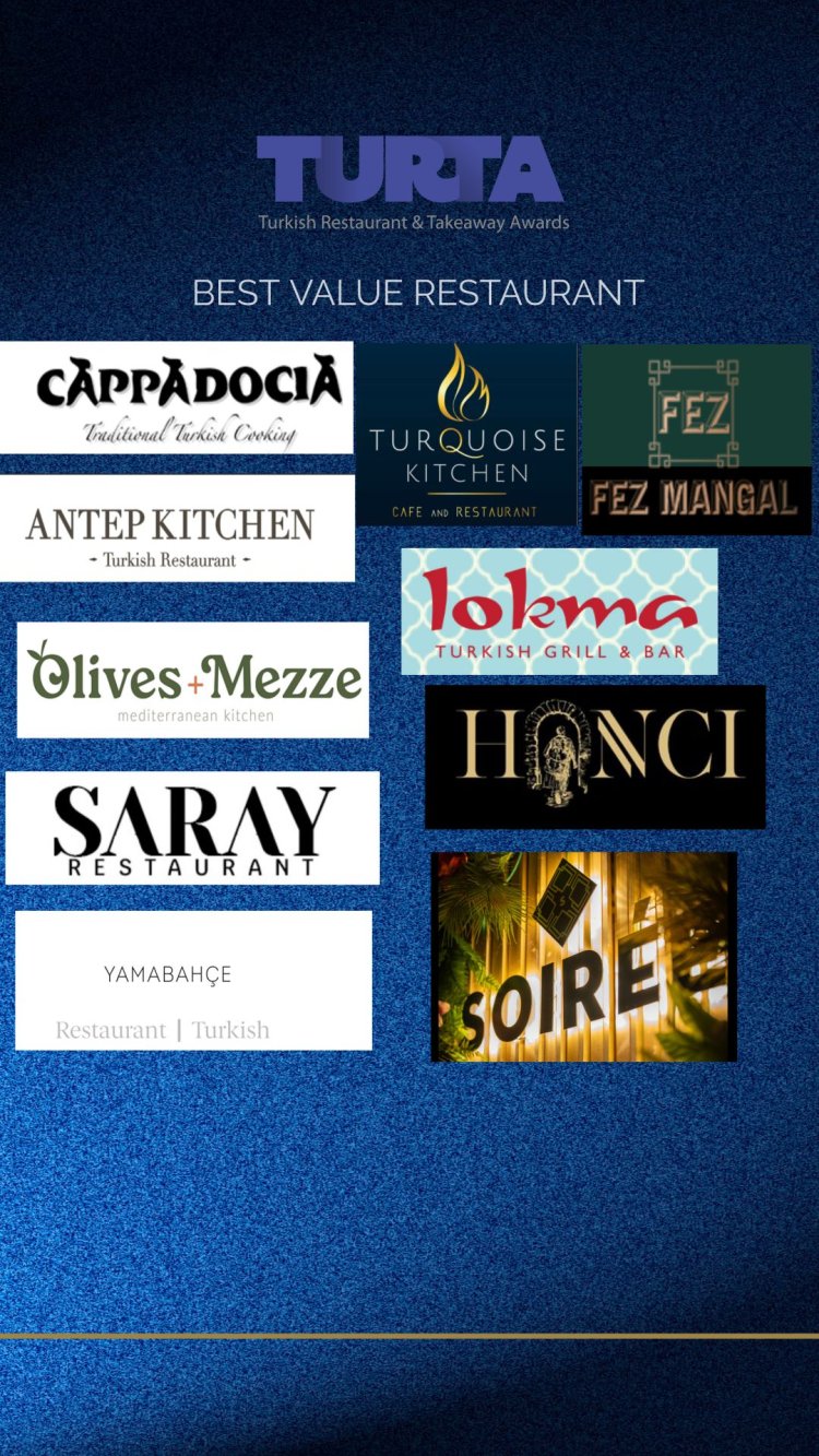 Her yıl düzenlenen Türk Restorantları ve Paket Servis Ödül Töreni 20023 finalistleri belli oldu - TURKISH RESTAURANT & TAKEAWAY AWARDS FINALISTS 2023