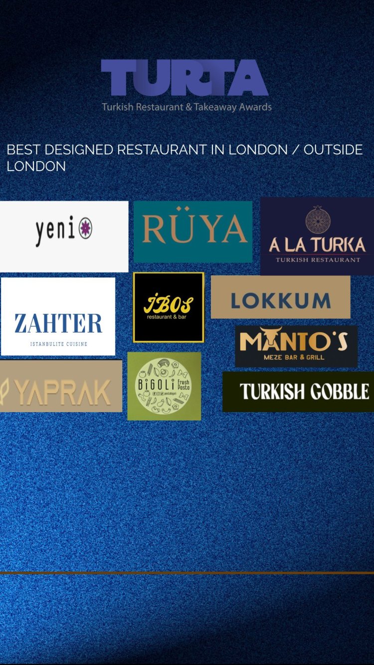 Her yıl düzenlenen Türk Restorantları ve Paket Servis Ödül Töreni 20023 finalistleri belli oldu - TURKISH RESTAURANT & TAKEAWAY AWARDS FINALISTS 2023